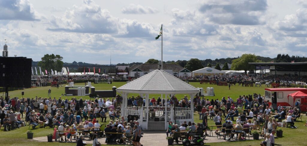 A bandstand at a country show